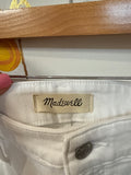Madewell White Curvy 27" Inseam Jeans, 32 (14) Petite