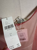New Retail $118 Mahila Pink Sheer Anthropologie Top, L
