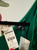 New Express Green One Shoulder Top, XS