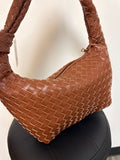 A New Day Brown Shoulder Bag, 15"x9.5"