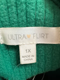 Ultra Flirt Green Jacket, 1X