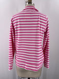 J. Crew Pink Stripe Sweatshirt, S