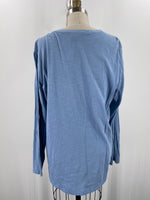 Style & Co Blue Top, L