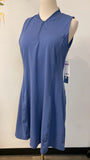 New 32 Cool Blue Dress, L with Built In Bra