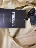 New Friends Fashion Gold 100% Organic Linen Dress, L