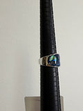 Silver/Blue Ring, 8