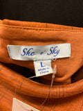 She + Sky Brown Dress, L