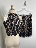 Lucy Paris 2pc Black Skirt + Top, S