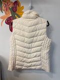 Talbots Cream Puffer Vest, L