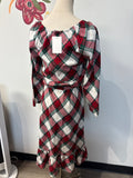 New Gymboree Adult Womens Red Plaid Dress, S