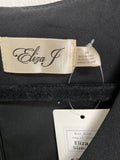 Eliza J Black 28" Inseam Jumpsuit, 14 (no belt)