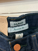 New L.L. Bean Favorite Fit Flannel Lined Jeans, 8