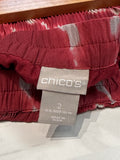 Chico's Red Skirt, L