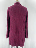 St. John's Bay Burgundy Cardigan, M Petite