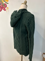 Moda Green Hooded Sweater, L