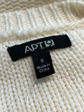 Apt. 9 White Sweater, S