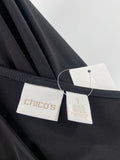 Chico's Black Open Shoulder Dress, M