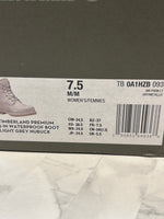 New Timberland Gray Premium 6" Waterproof Boots, 7.5 (retail $170)