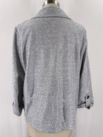 Ruby Rd Silver/Gray Jacket, M