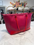 Coach Pink/Red Shoulder Bag, 18"x10.5"