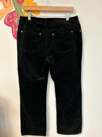 Liz Claiborne Black Velvet Boot Cut Jeans, 14