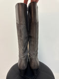 Clarks Gray Leather Boots, 7.5