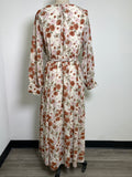 New Indigo Soul Floral Maxi Dress, L