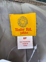 Ruby Rd  Jacket, 6 Petite