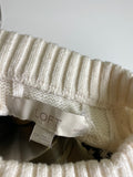 Loft White/Black Sweater, XS Petite