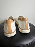 Ugg White Sammy Slip-On Shoes, 8
