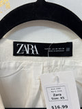 Zara White/Ivory Vest, XS