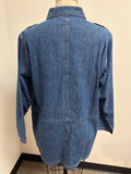 Denim & Co Denim 100% Cotton Jacket, M