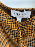 Gilli Brown Houndstooth Dress, S