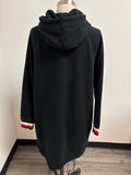 Tommy Hilfiger Black Hooded Dress, L
