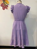 Another Love Purple Gauze Dress, M