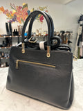 Tibes Black Satchel, 12"x8.5"