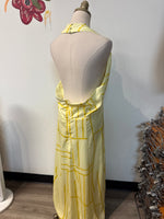 New Banana Republic Yellow Halter Dress, 14