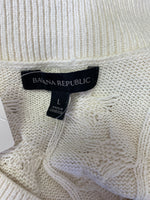 Banana Republic White/Ivory Sweater, L
