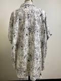 Isaac Mizrahi White Linen Top, 2X