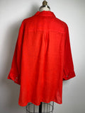 Chico's Red 100% Linen Top, 20