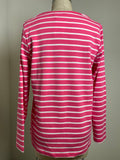 Quacker Factory Pink Paw Print Top, M