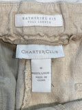 Charter Club 100% Linen 31" Inseam Pants, 8