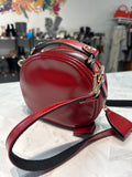 BeiBaoBao Red Round Crossbody Bag 7”