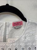 Kate Spade White Eyelet Top, XS