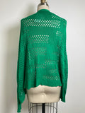 Green Cardigan  , M