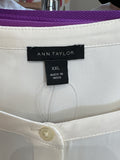 New Ann Taylor White/Cream Top, XXL