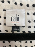 Cabi White/Black Style 4553 Top, XL