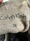 Calvin Klein Brown Wool Blend Jacket, 1X