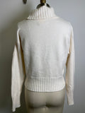 Cyrus White/Ivory Sweater, S
