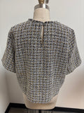 Loft Gold/Blue Top, L